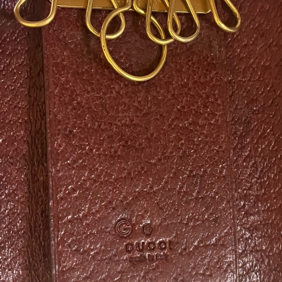 GUCCI Red key holder wallet - Picture 6 of 9